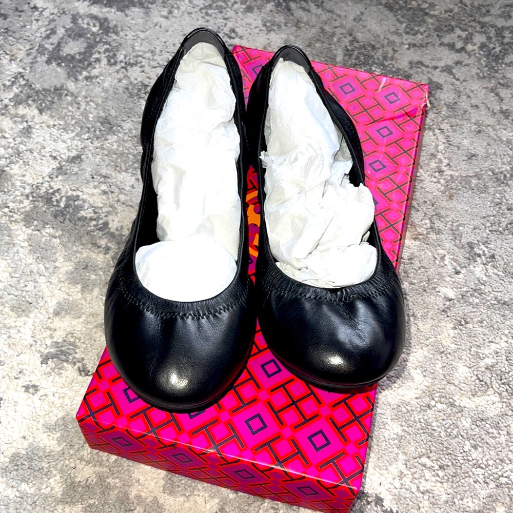 Tory Burch Zoe Ballet Size 7 - Black Sheep Leather